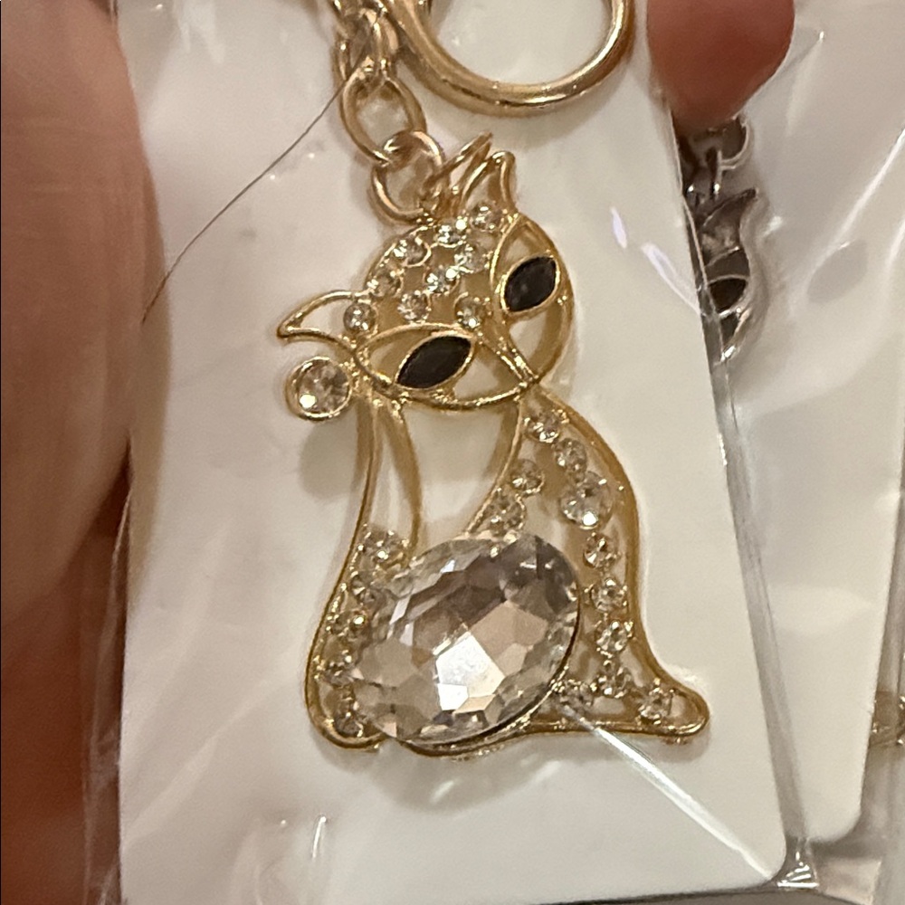 Chic kitty cat Keychain and bag charm - Picture 7 of 8